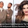 Norwegian group Quick Style Dances to 'Tip Tip Barsa Paani' with Bollywood Actress Raveena Tandon
